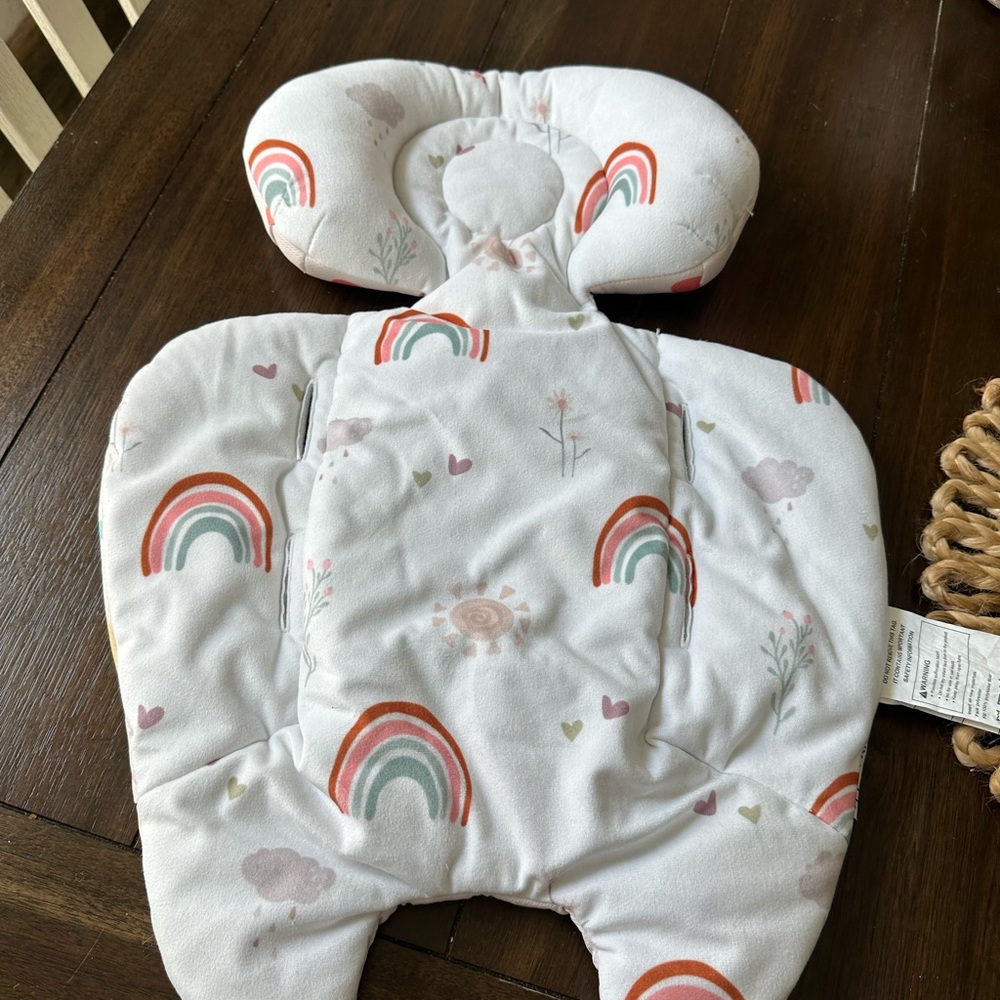 Rainbow Patterned Baby Seat Cushion